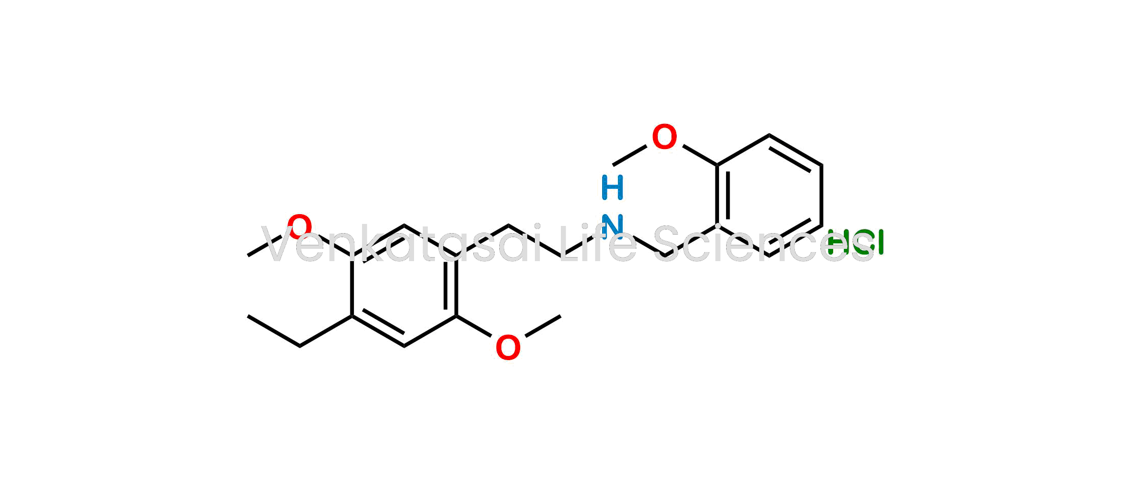 ?2-(4-Ethyl-2,5-dimethoxyphenyl)-N-(2-methoxybenzyl)ethan-1-amine hydrochloride