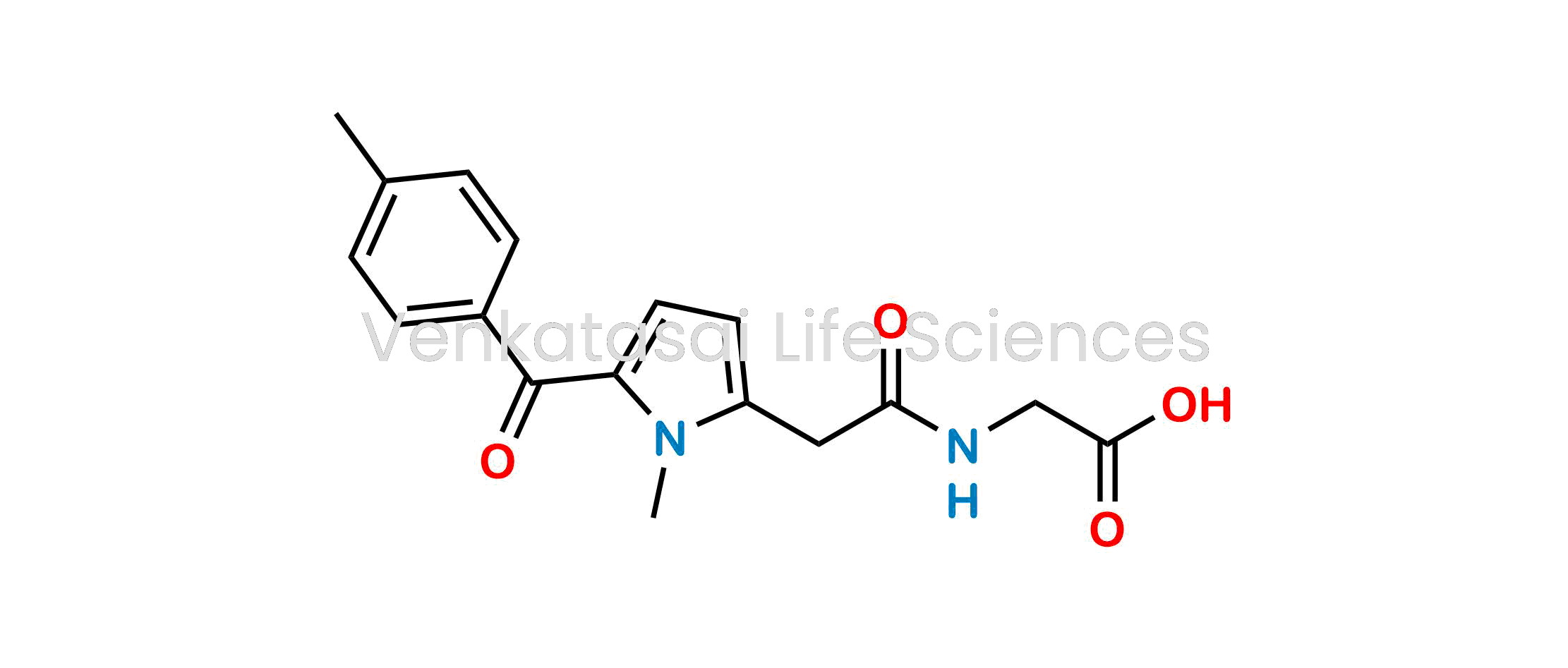 ?(2-(1-Methyl-5-(4-methylbenzoyl)-1H-pyrrol-2-yl)acetyl)glycine