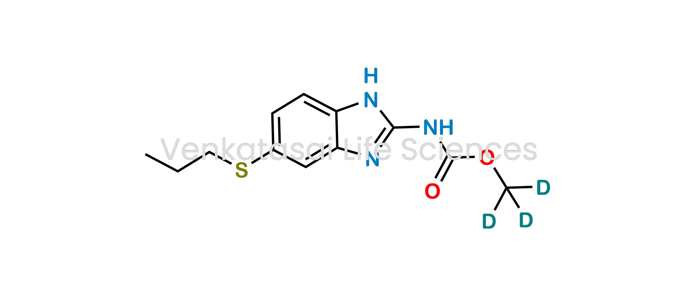 Methyl-d3 (5-(propylthio)-1H-benzo[d]imidazol-2-yl)carbamate