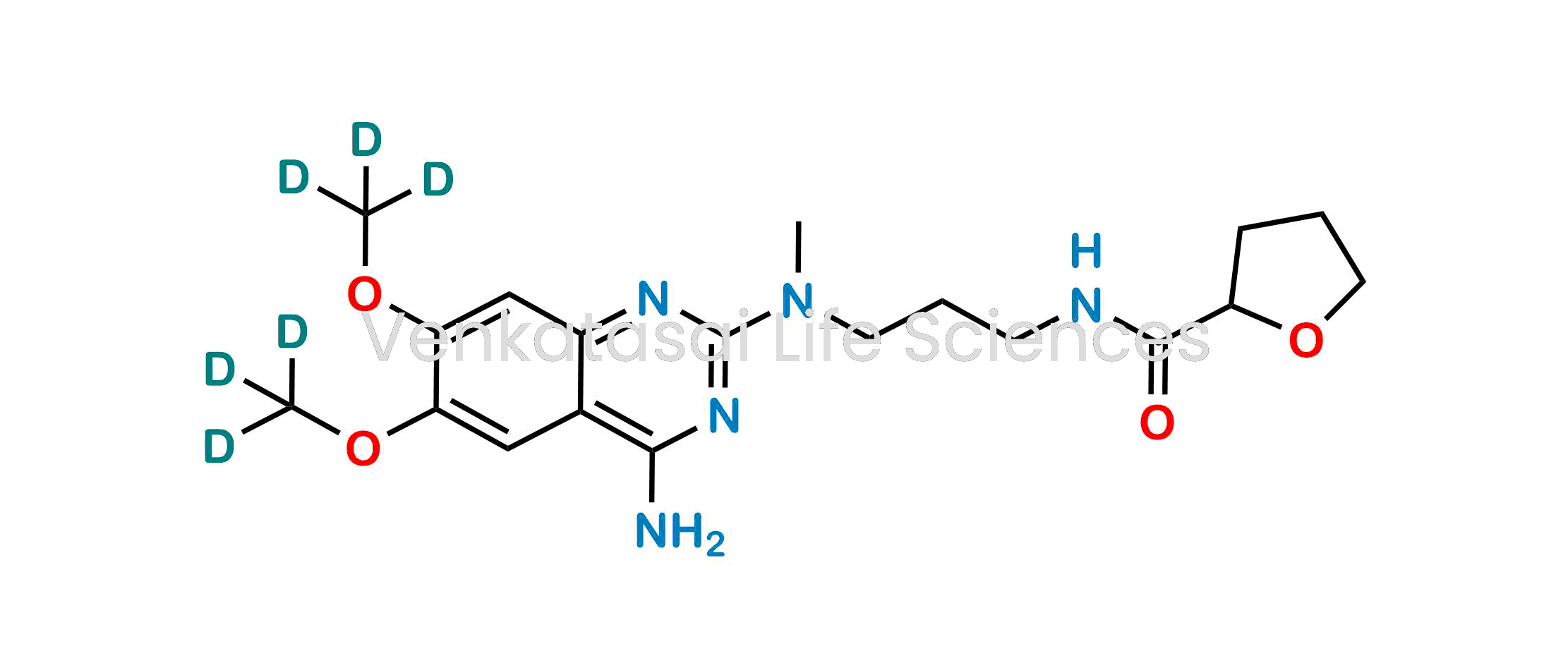 N-[3-[[4-Amino-6,7-di(methoxy-d3)-2-quinazolinyl]methylamino]propyl]tetrahydro-2-furancarboxamide