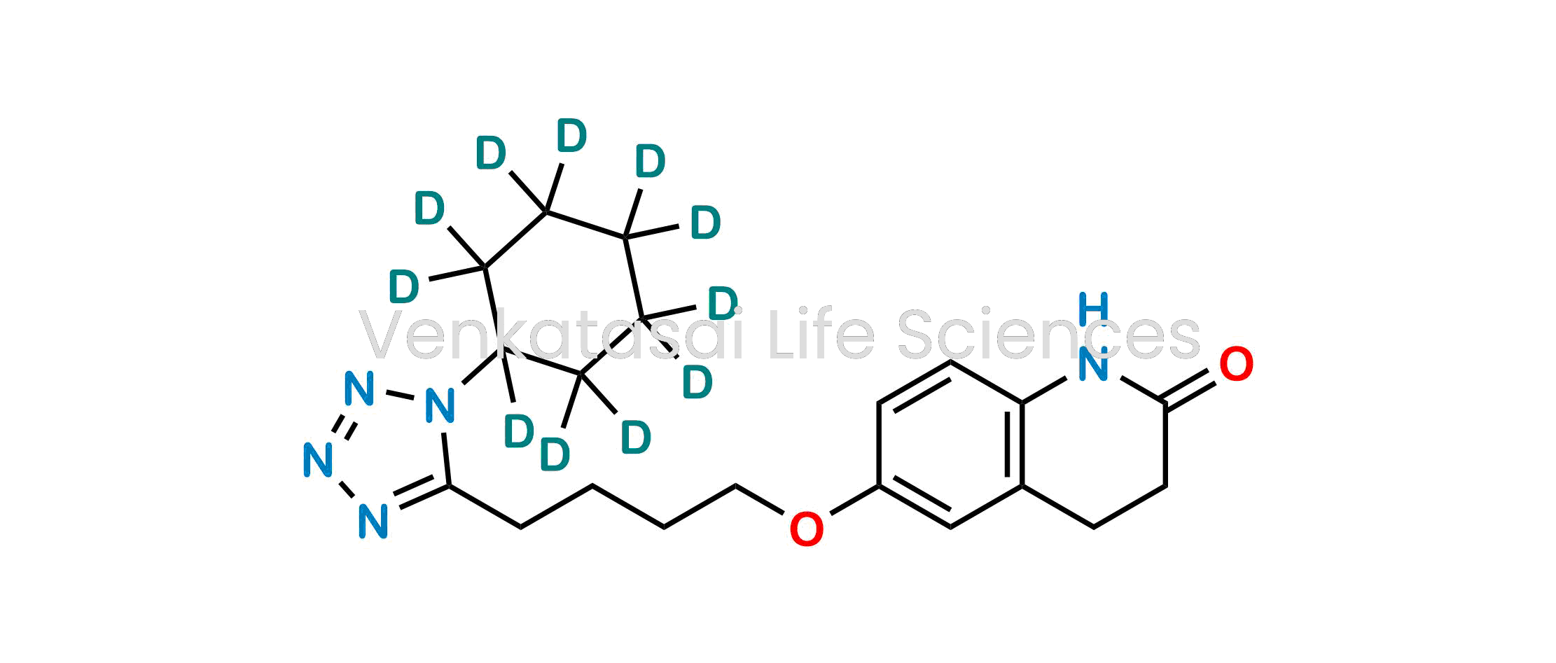 6-[4-[1-(Cyclohexyl-1,2,2,3,3,4,4,5,5,6,6-d11)-1H-tetrazol-5-yl]butoxy]-3,4-dihydro-2(1H)-quinolinone