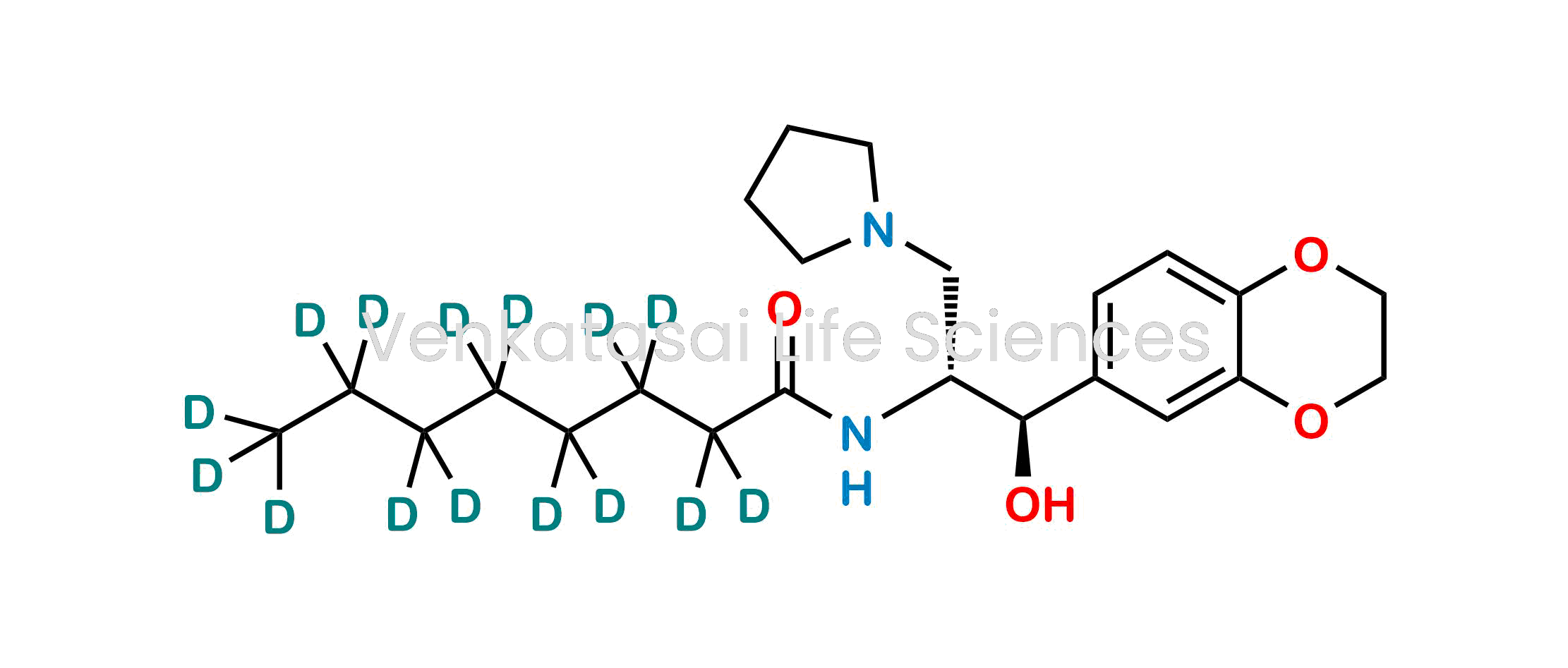 N-((1R,2R)-1-(2,3-dihydrobenzo[b][1,4]dioxin-6-yl)-1-hydroxy-3-(pyrrolidin-1-yl)propan-2-yl)octanamide