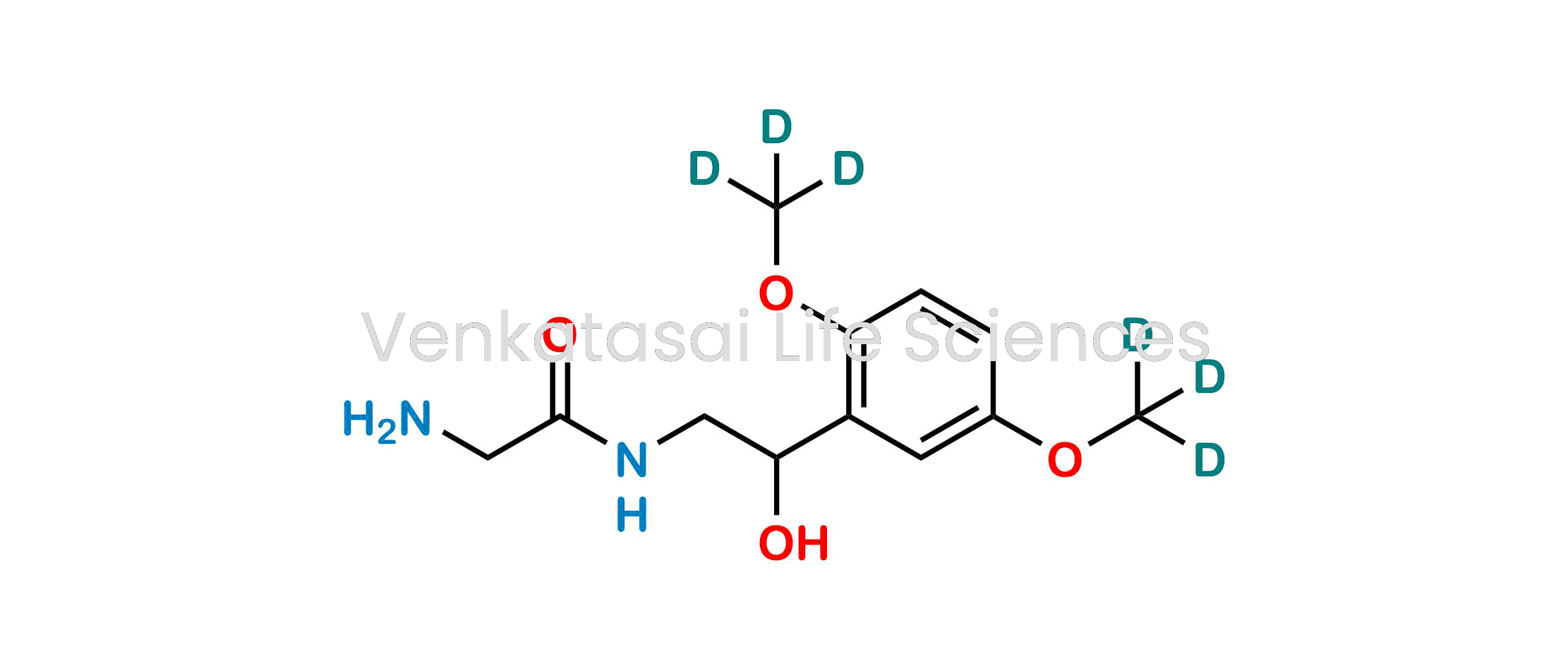 2-Amino-N-(2-(2,5-bis(methoxy-d3)phenyl)-2-hydroxyethyl)acetamide