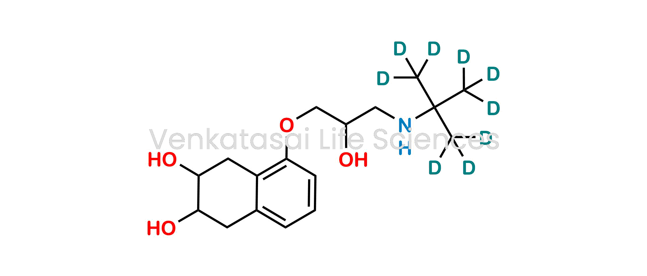 ?5-(2-Hydroxy-3-((2-(methyl-d3)propan-2-yl-1,1,1,3,3,3-d6)amino)propoxy)-1,2,3,4-tetrahydronaphthalene-2,3-diol