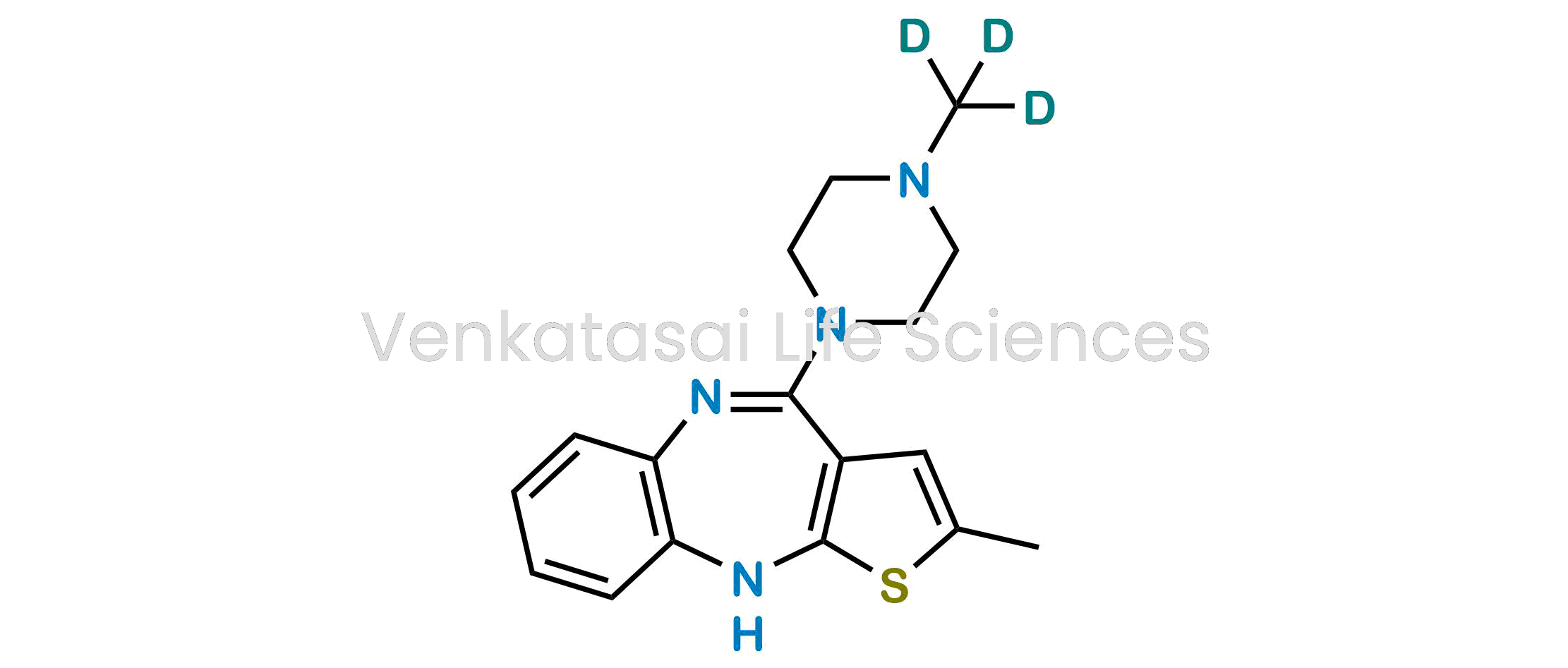 2-Methyl-4-(4-(methyl-d3)piperazin-1-yl)-10H-benzo[b]thieno[2,3-e][1,4]diazepine