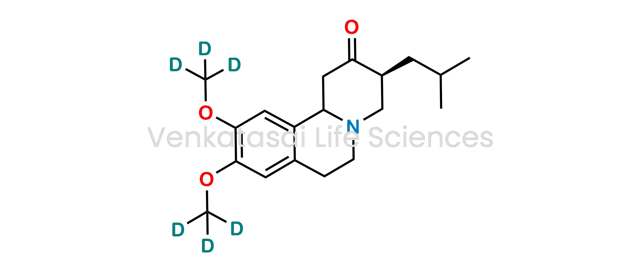 (3S)-3-Isobutyl-9,10-bis(methoxy-d3)-1,3,4,6,7,11b-hexahydro-2Hpyrido[2,1-a]isoquinolin-2-one;