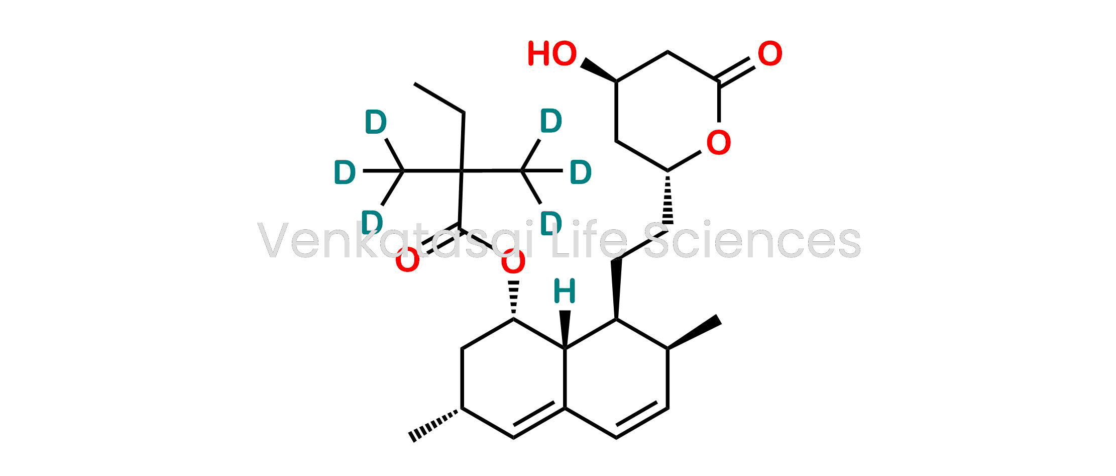 (1S,3R,7S,8S,8aR)-8-(2-((2R,4R)-4-Hydroxy-6-oxotetrahydro-2H-pyran-2-yl)ethyl)-3,7-dimethyl-1,2,3,7,8,8a-hexahydronaphthalen-1-yl 2,2-bis(methyl-d3)butanoate