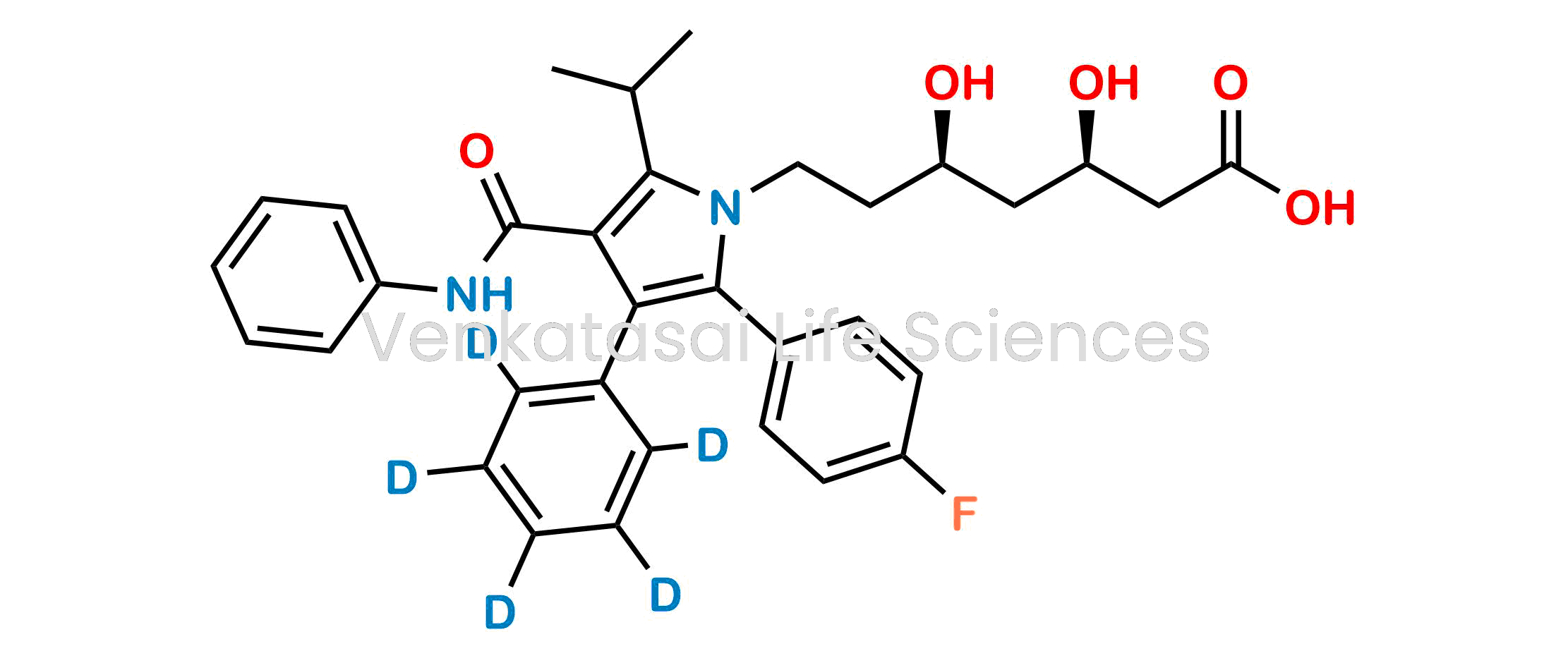 ?(3R,5R)-7-(2-(4-fluorophenyl)-5-isopropyl-3-(phenyl-d5)-4-(phenylcarbamoyl)-1H-pyrrol-1-yl)-3,5-dihydroxyheptanoic acid?