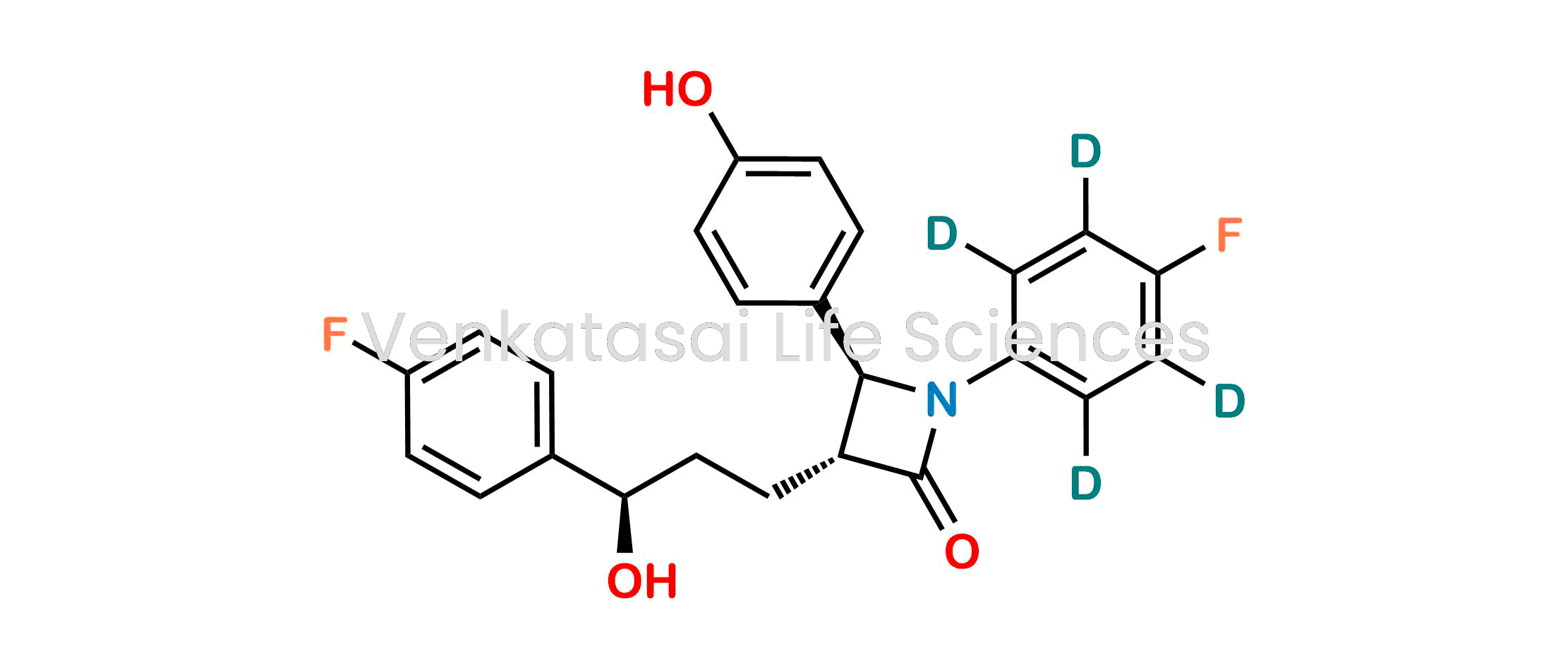 (3R,4S)-1-(4-Fluorophenyl-2,3,5,6-d4)-3-((S)-3-(4-fluorophenyl)-3-hydroxypropyl)-4-(4-hydroxyphenyl)azetidin-2-one