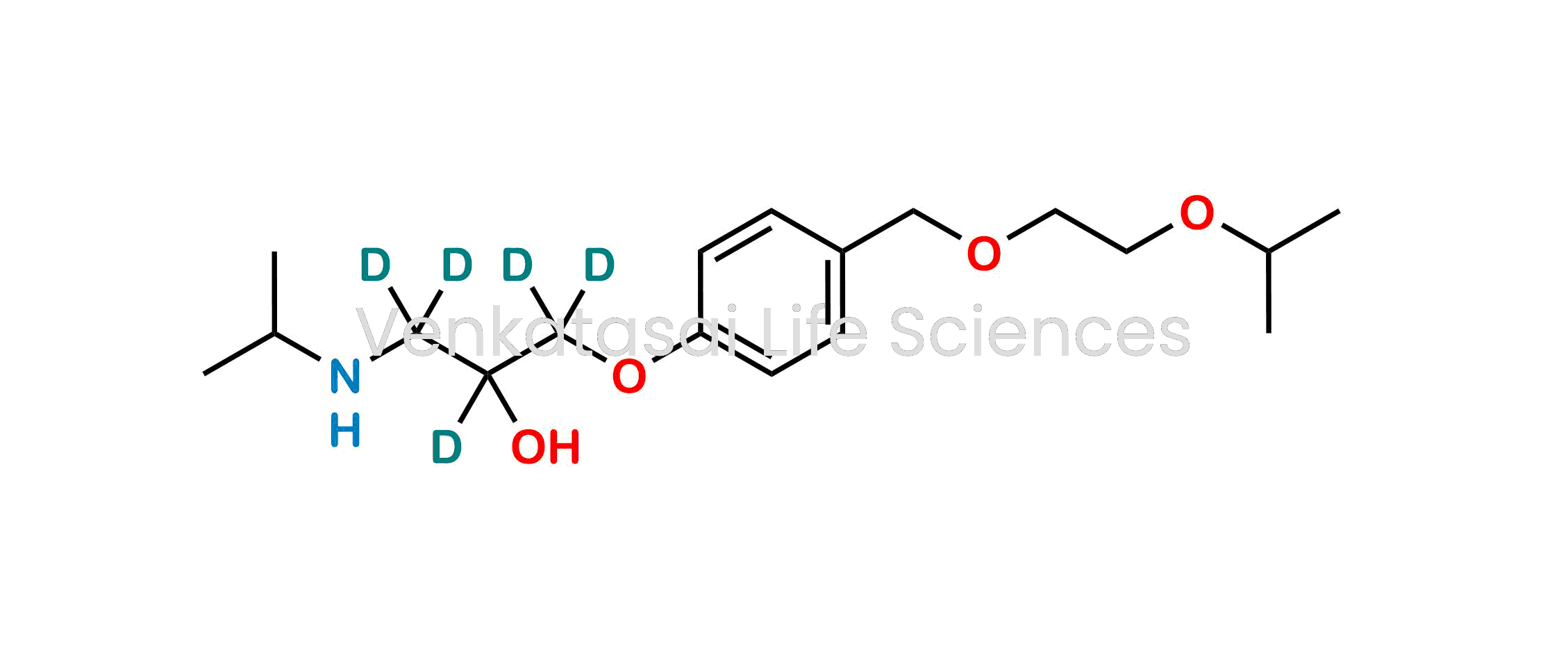 1-(4-((2-Isopropoxyethoxy)methyl)phenoxy)-3-(isopropylamino)propan-1,1,2,3,3-d5-2-ol
