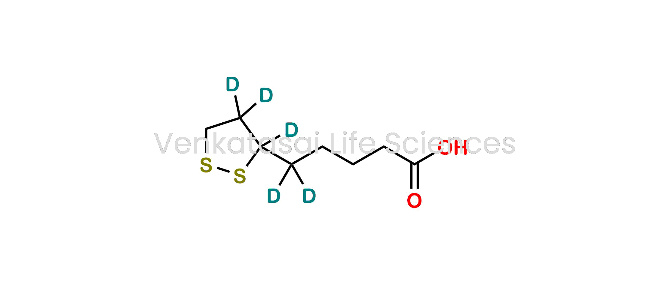 5-(1,2-Dithiolan-3-yl-3,4,4-d3)pentanoic-5,5-d2 acid