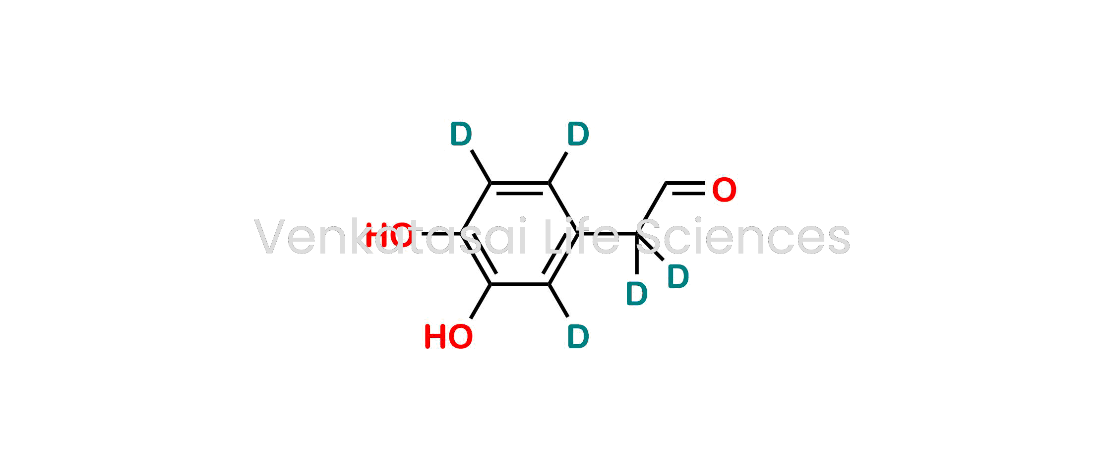 2-(3,4-dihydroxyphenyl-2,5,6-d3)acetaldehyde-2,2-d2
