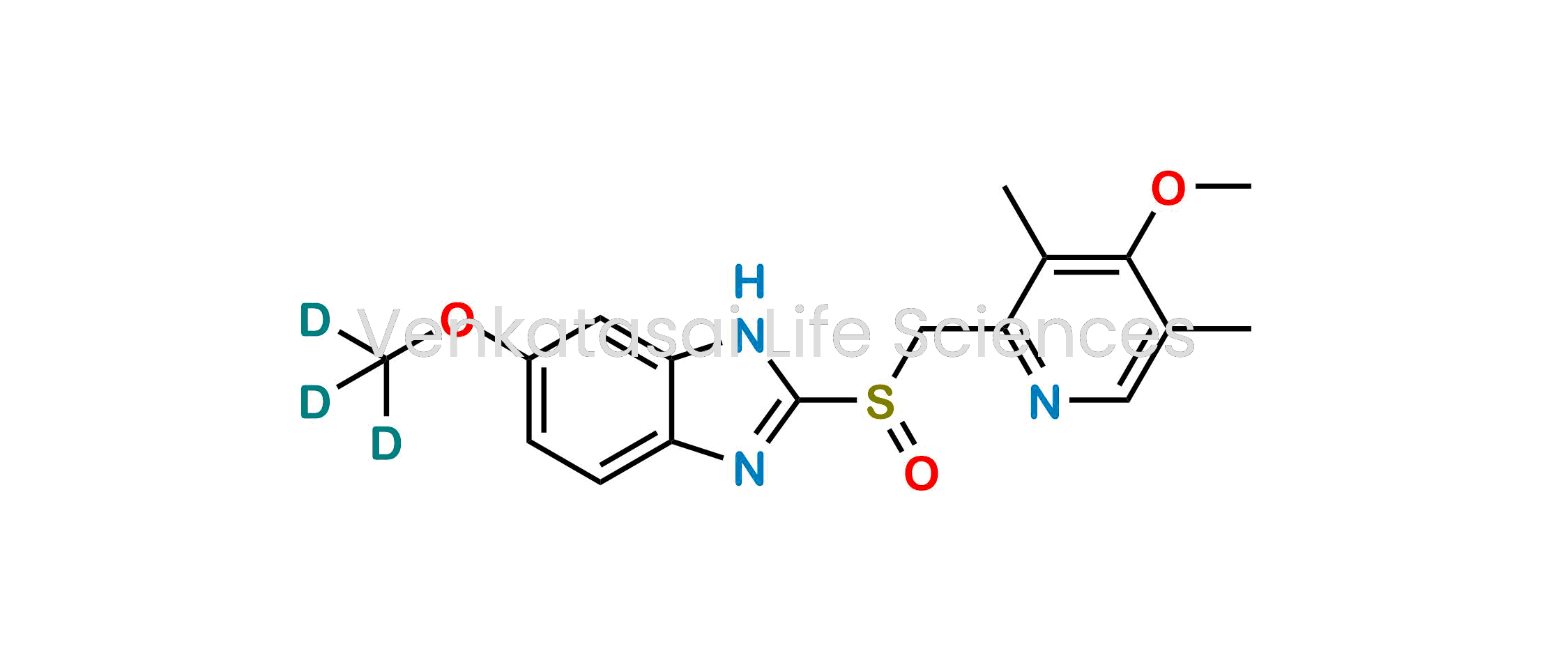 6-(Methoxy-d3)-2-(((4-methoxy-3,5-dimethylpyridin-2-yl)methyl)sulfinyl)-1H-benzo[d]imidazole