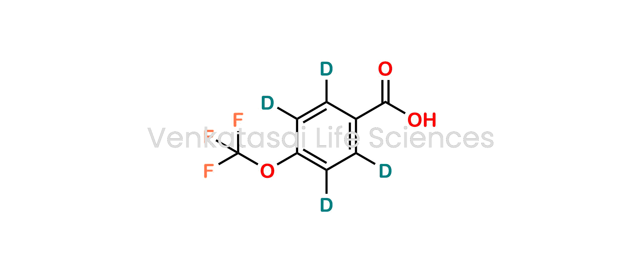 4-Trifluoromethoxybenzoic Acid-D4