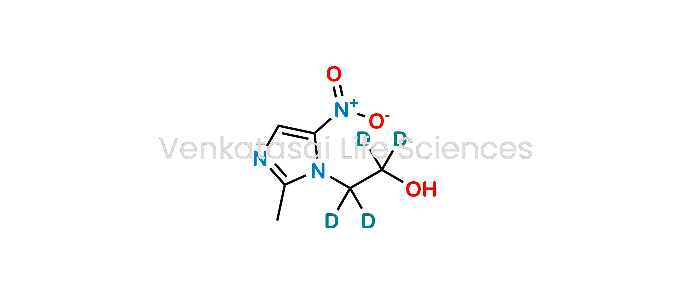 2-(2-Methyl-5-nitro-1H-imidazol-1-yl)ethan-1,1,2,2-d4-1-ol