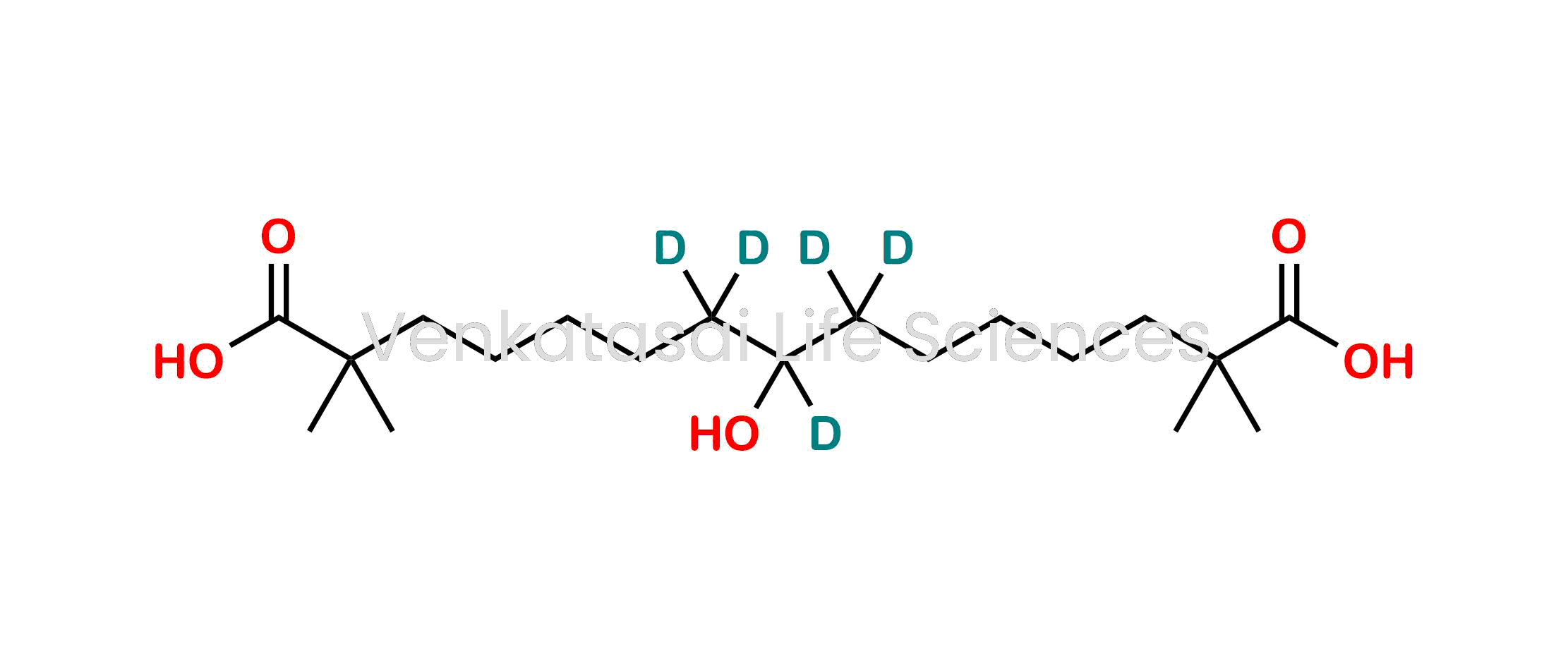 8-Hydroxy-2,2,14,14-tetramethylpentadecanedioic-7,7,8,9,9-d5 acid