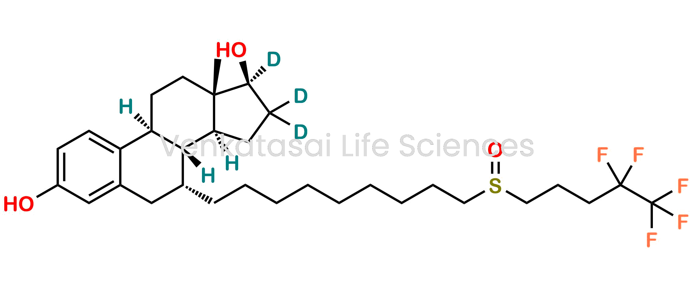 (7R,8R,9S,13S,14S,17S)-13-Methyl-7-(9-((4,4,5,5,5-pentafluoropentyl)sulfinyl)nonyl)-7,8,9,11,12,13,14,15,16,17-decahydro-6H-cyclopenta[a]phenanthrene-16,16,17-d3-3,17-diol