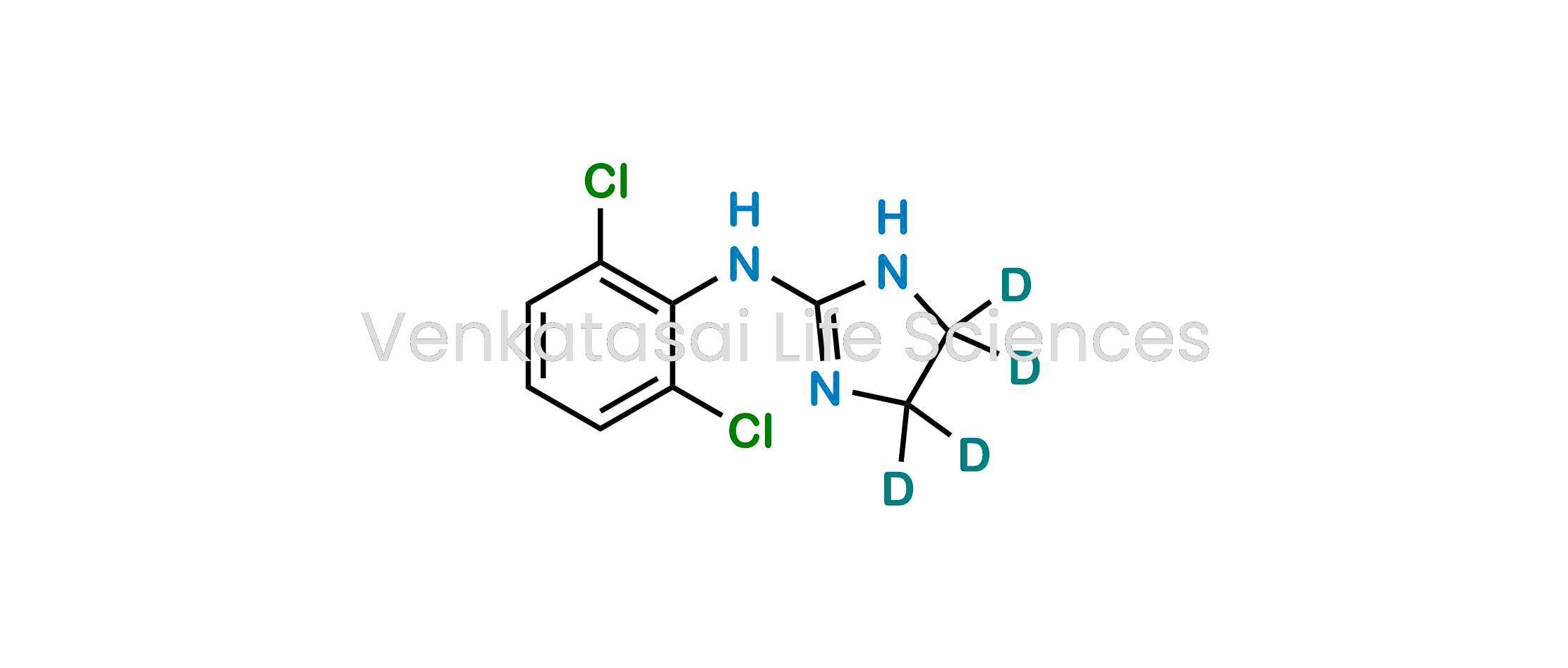 N-(2,6-Dichlorophenyl)-4,5-dihydro-1H-imidazol-4,4,5,5-d4-2-amine