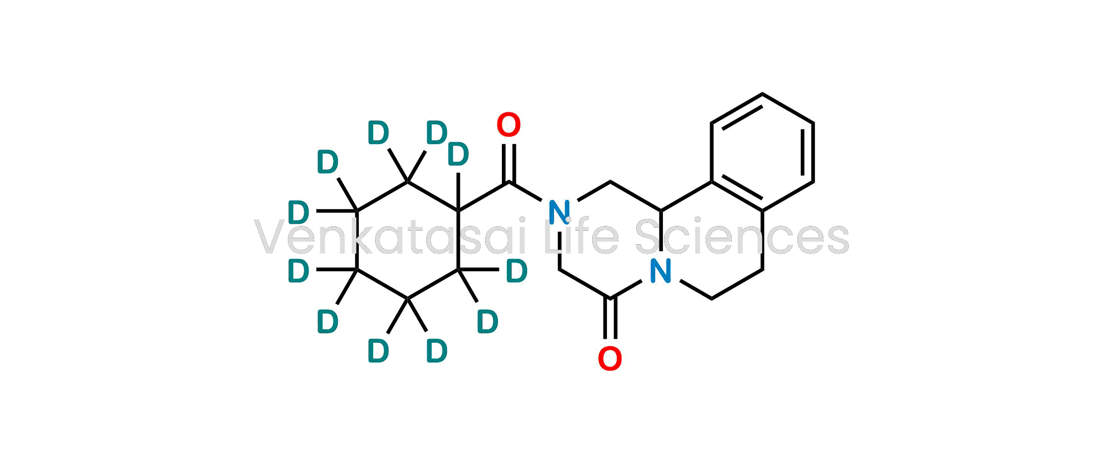 2-(cyclohexane-1-carbonyl-1,2,2,3,3,4,4,5,5,6,6-d11)-1,2,3,6,7,11b-hexahydro-4H-pyrazino[2,1-a]isoquinolin-4-one
