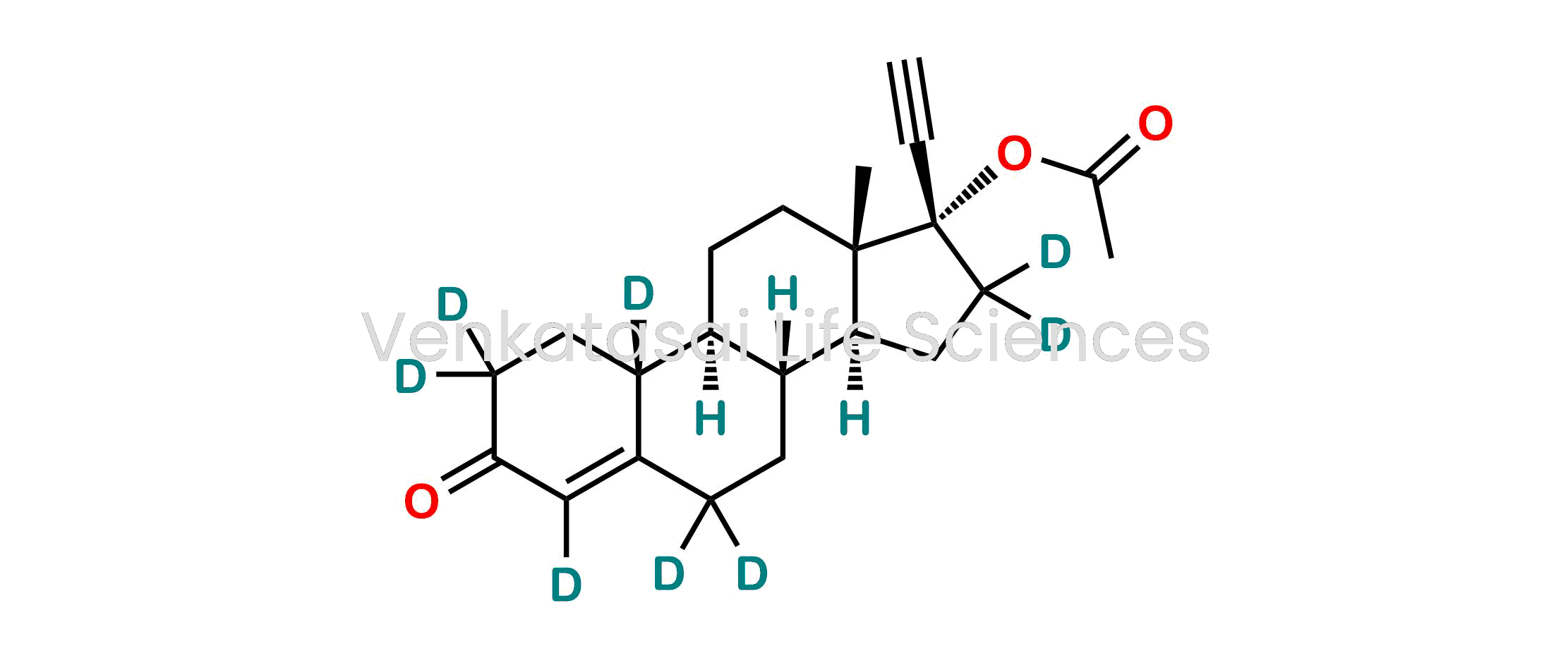 (8R,9S,10R,13S,14S,17S)-17-ethynyl-13-methyl-3-oxo-2,3,6,7,8,9,10,11,12,13,14,15,16,17-tetradecahydro-1H-cyclopenta[a]phenanthren-17-yl-2,2,4,6,6,10,16,16-d8 acetate