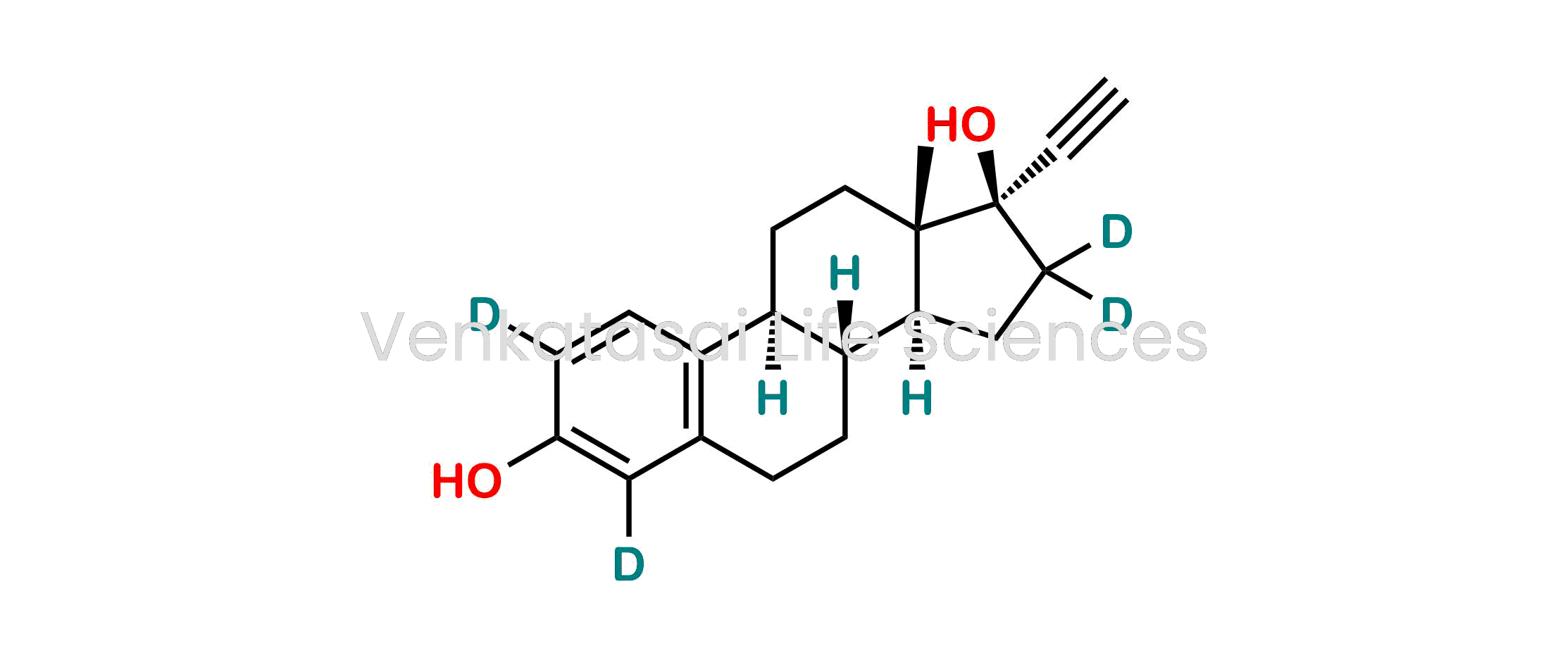 (17?)-19-Norpregna-1,3,5(10)-trien-20-yne-3,17-diol-d4