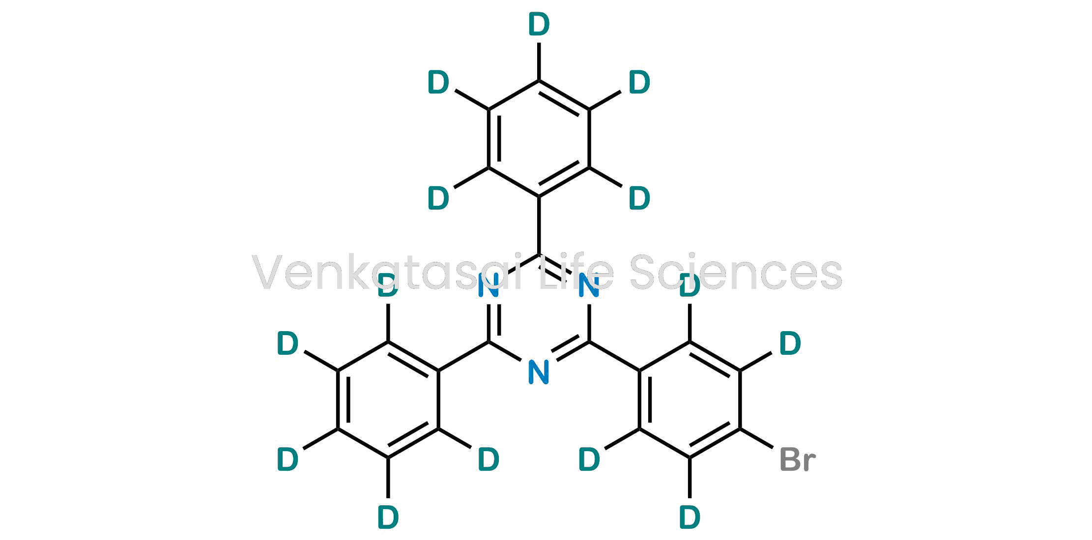 2-(4-bromophenyl-2,3,5,6-d4)-4,6-bis(phenyl-d5)-1,3,5-triazine
