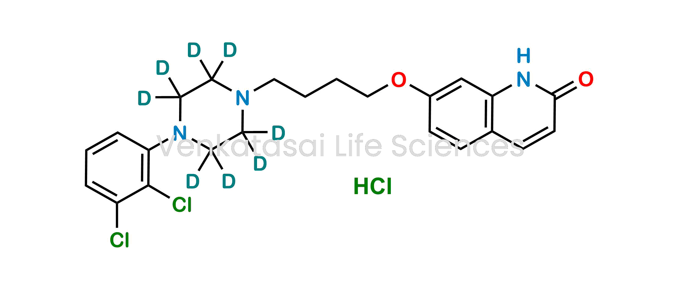 7-[4-[4-(2,3-Dichlorophenyl)-1-piperazinyl-d8]butoxy]-2(1H)-quinolinone Hydrochloride