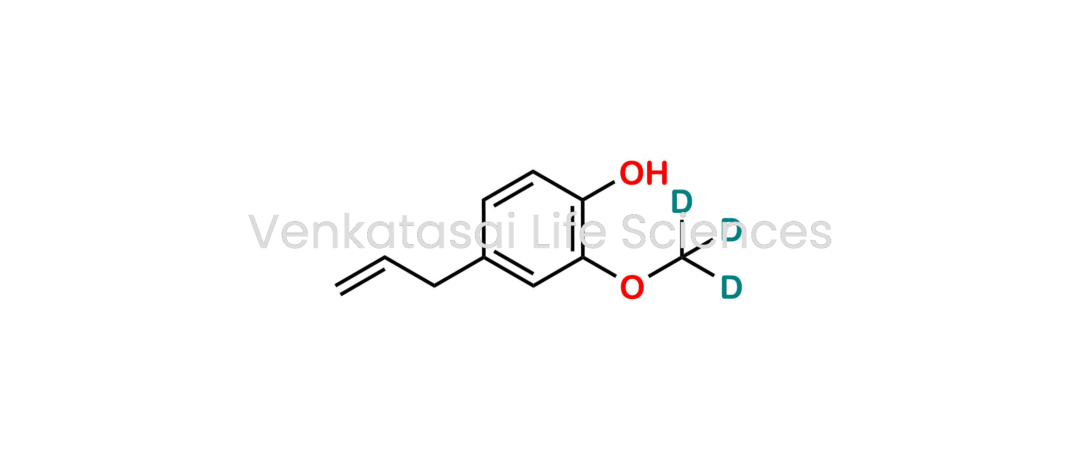 2-Methoxy-4-(2-propen-1-yl)phenol-d3; 2-Methoxy-4-(2-propenyl)phenol-d3; 4-Allyl-2-methoxyphenol-d3