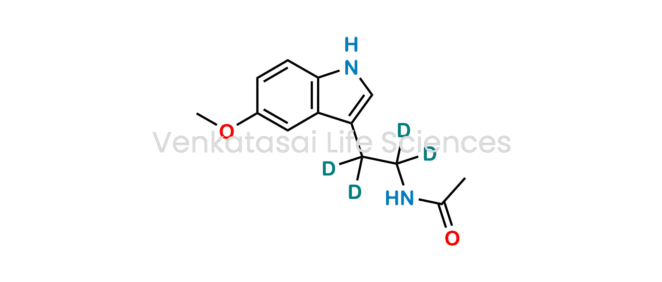 N-(2-(5-Methoxy-1H-indol-3-yl)ethyl-1,1,2,2-d4)acetamide