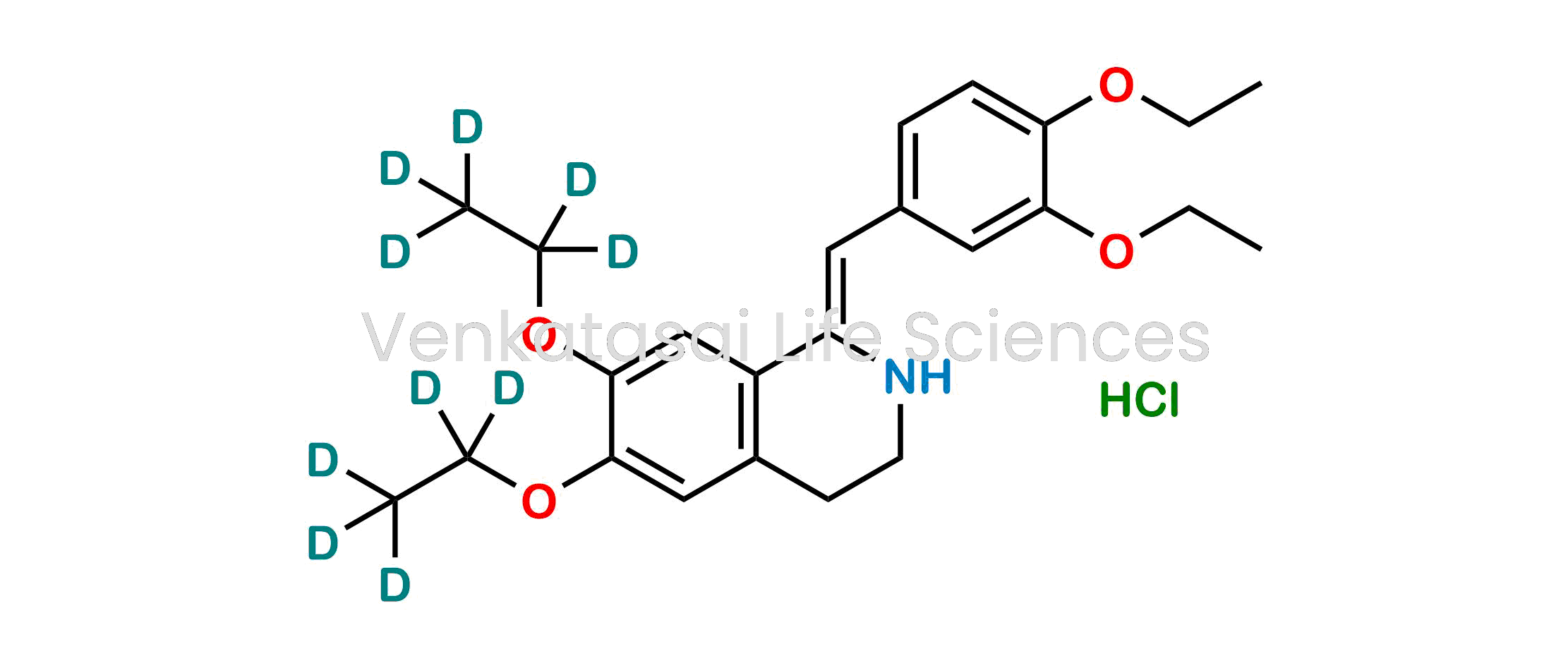 (Z)-1-(3,4-diethoxybenzylidene)-6,7-bis(ethoxy-d5)-1,2,3,4-tetrahydroisoquinoline hydrochloride