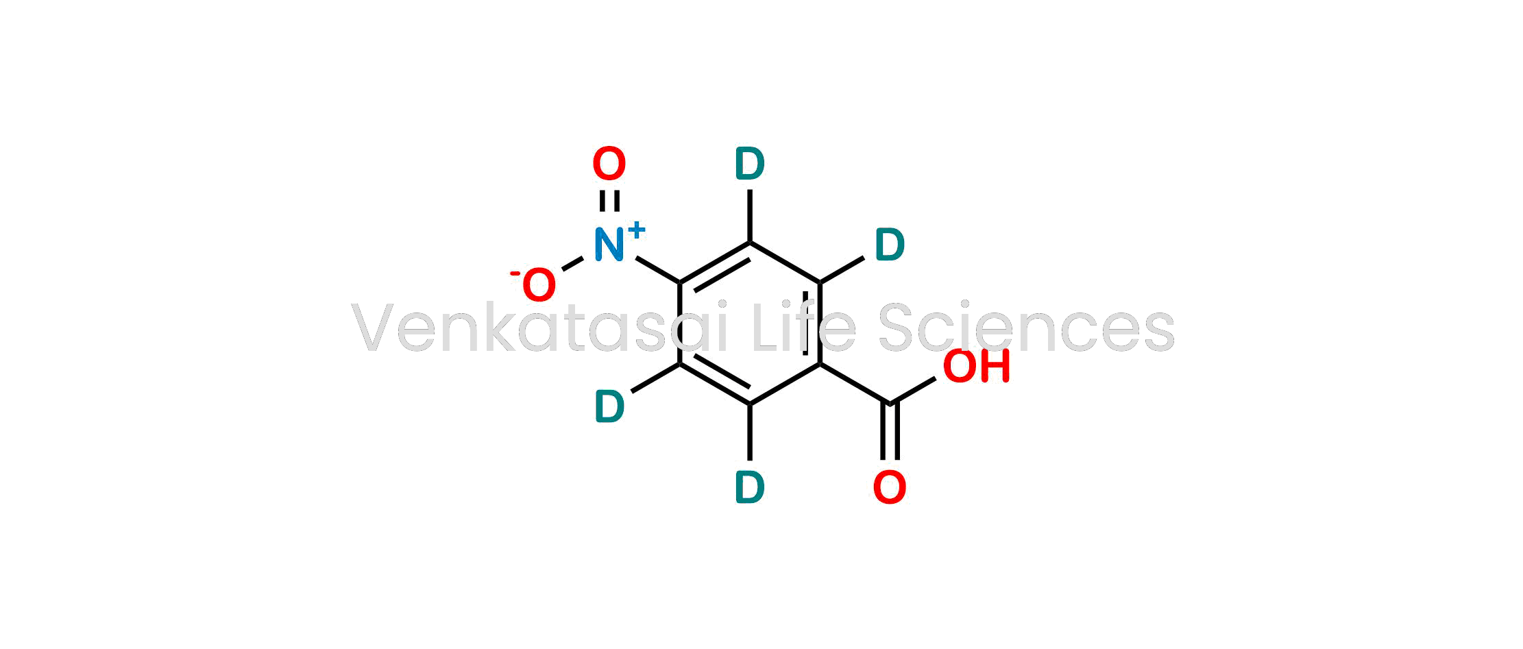 p-Nitrobenzoic Acid-d4; p-Carboxynitrobenzene-d4;
