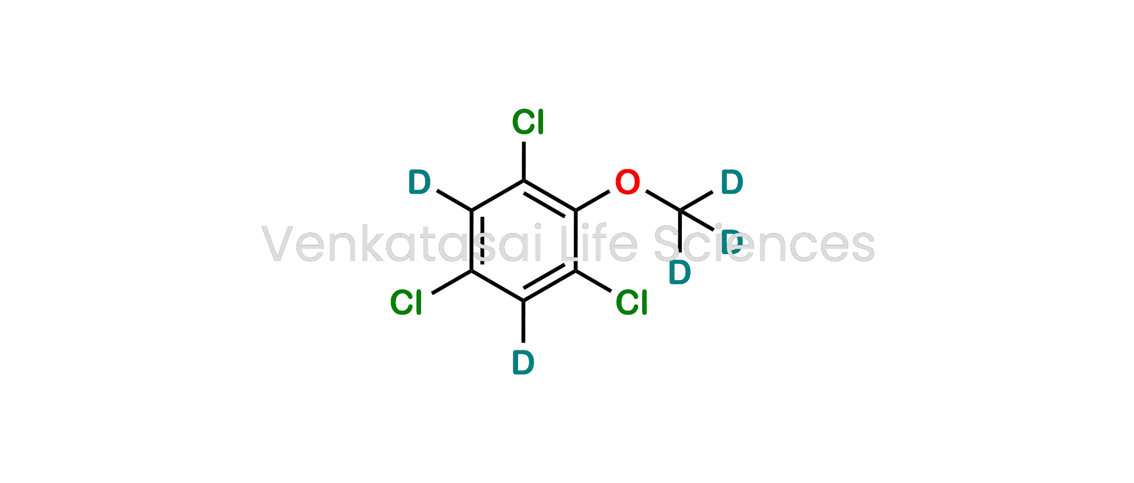 1,3,5-Trichloro-2-methoxybenzene-d5; 1-Methoxy-2,4,6-trichlorobenzene-d5