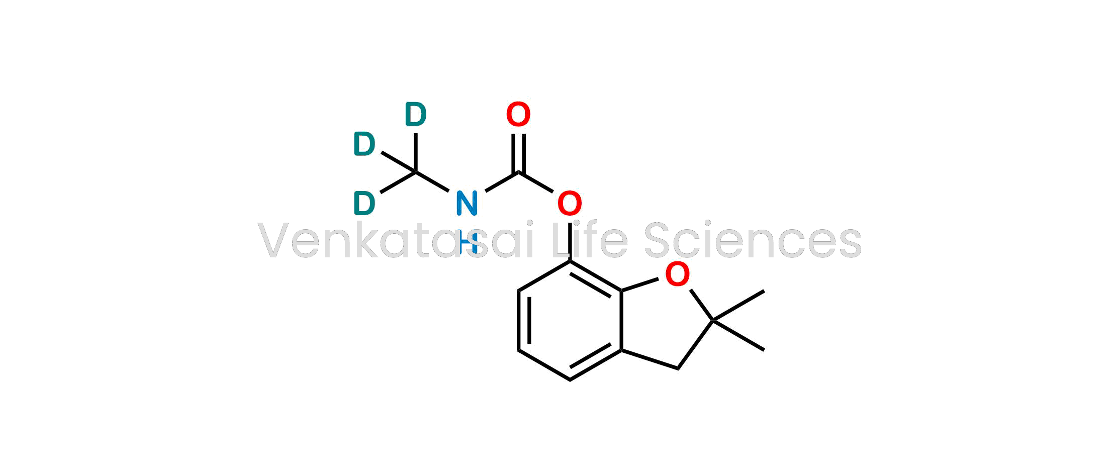 2,2-dimethyl-2,3-dihydrobenzofuran-7-yl (methyl-d3)carbamate