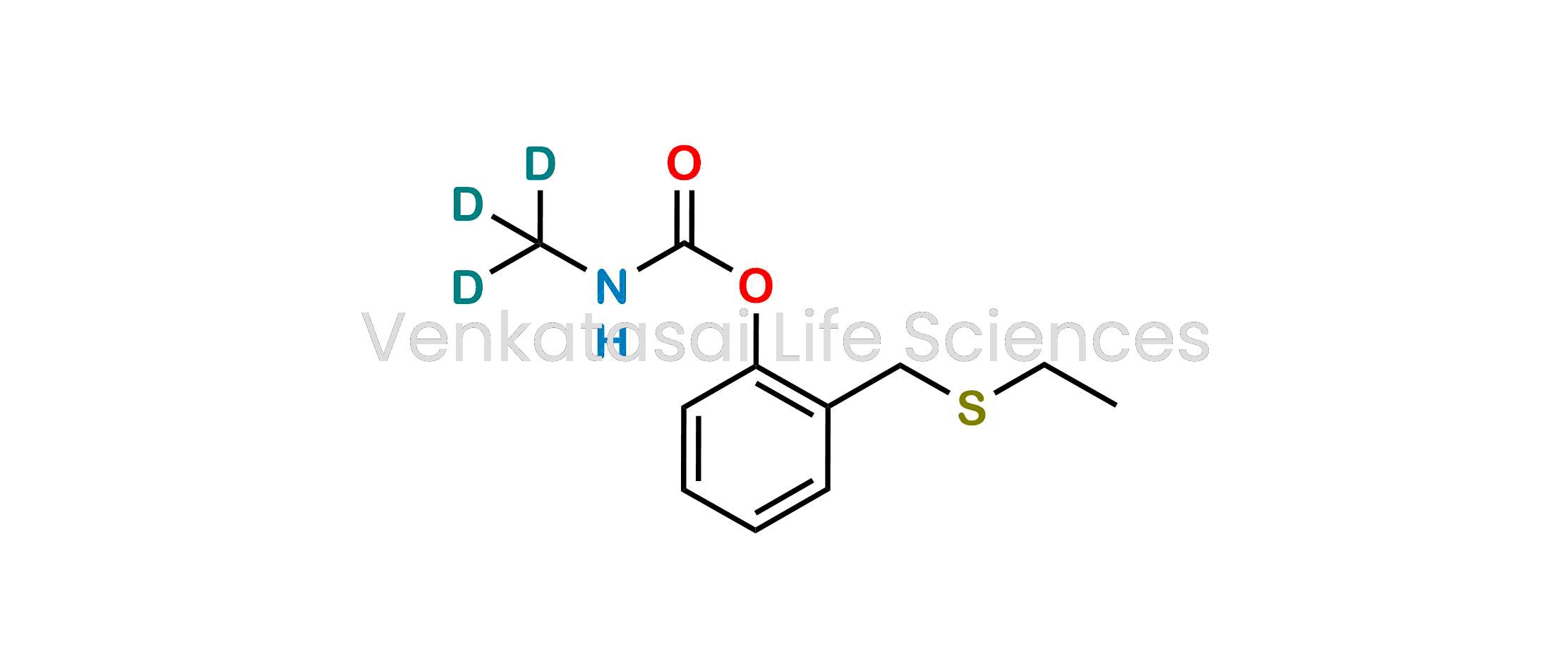 2-[(Ethylthio)methyl]phenol 1-(N-Methylcarbamate)-d3; Methylcarbamic Acid a-(Ethylthio)-o-tolyl Ester-d3; 2-[(Ethylthio)methyl]phenol Methylcarbamate-d3