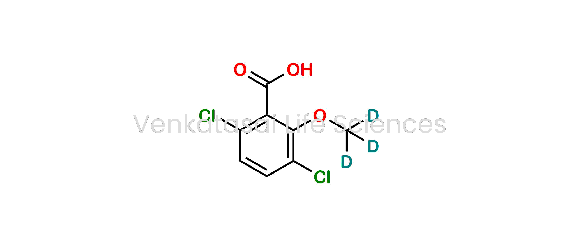 3,6-Dichloro-2-methoxy-d3-benzoic Acid
