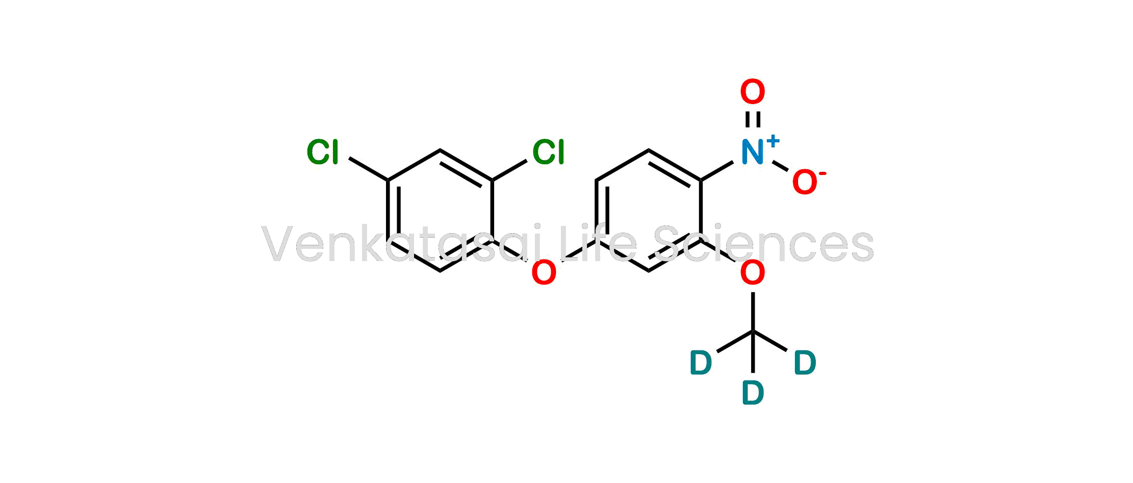2,4-dichloro-1-(3-(methoxy-d3)-4-nitrophenoxy)benzene