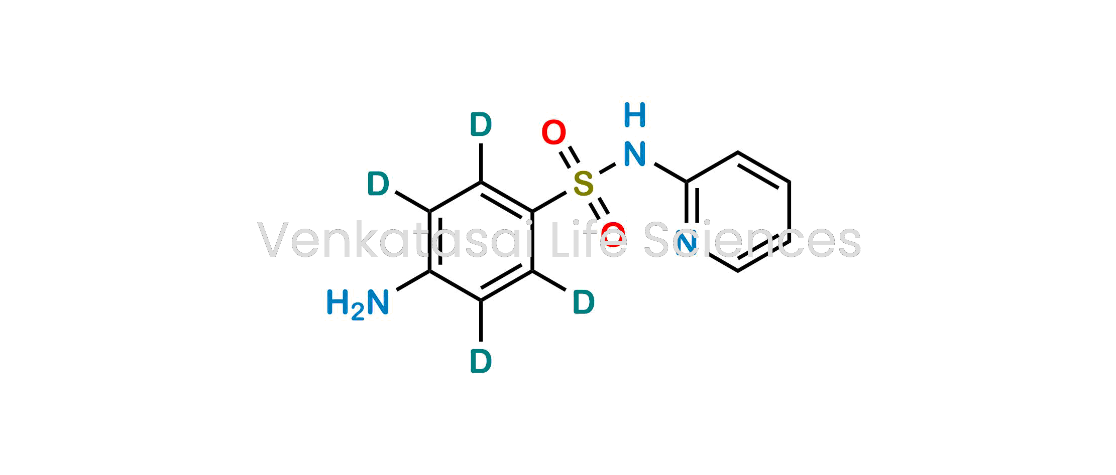 4-Amino-N-(pyridin-2-yl)benzene-2,3,5,6-d4-sulfonamide