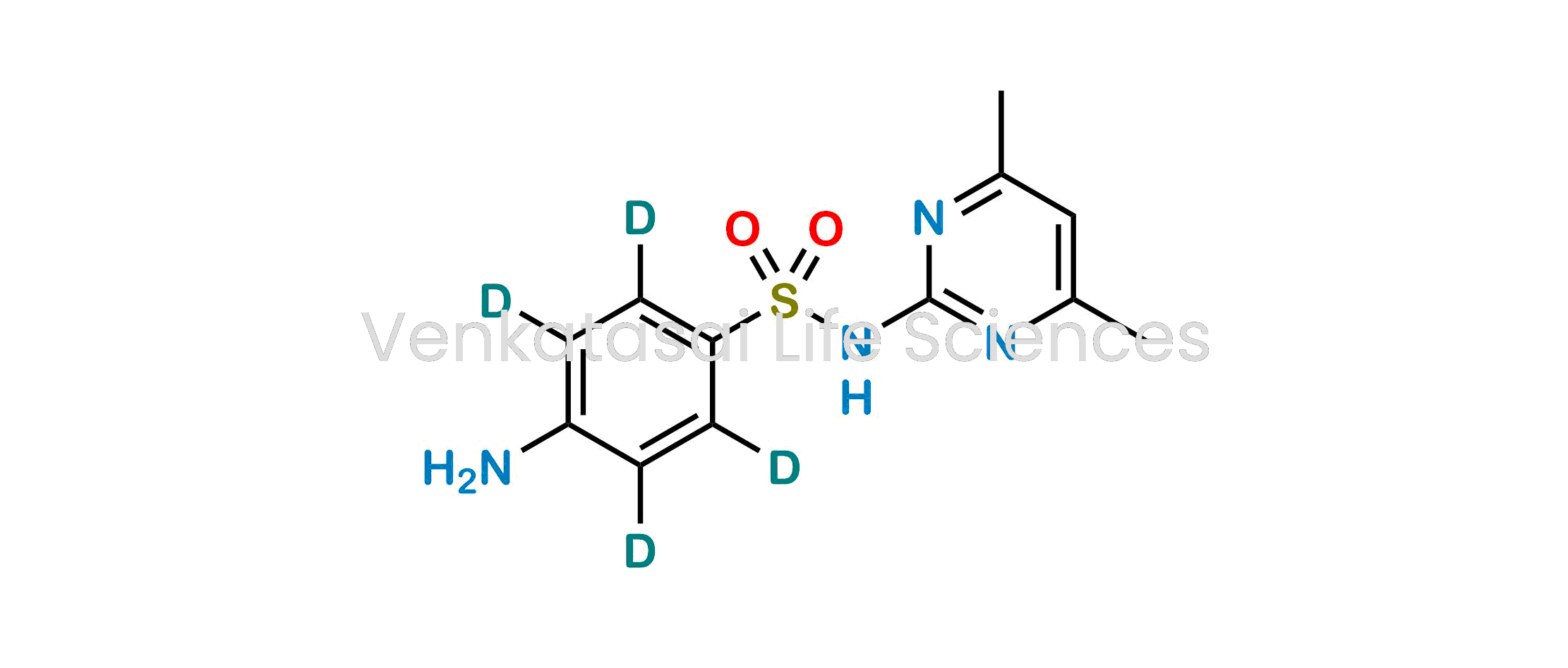 4-Amino-N-(4,6-Dimethyl-2-pyrimidinyl)benzenesulfonamide-d4