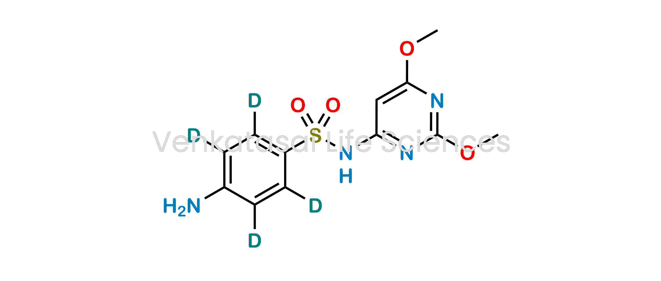 4-Amino-N-(2,6-dimethoxypyrimidin-4-yl)benzene-2,3,5,6-d4-sulfonamide