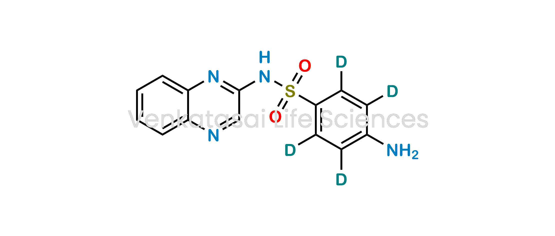 4-Amino-N-2-quinoxalinylbenzenesulfonamide-d4