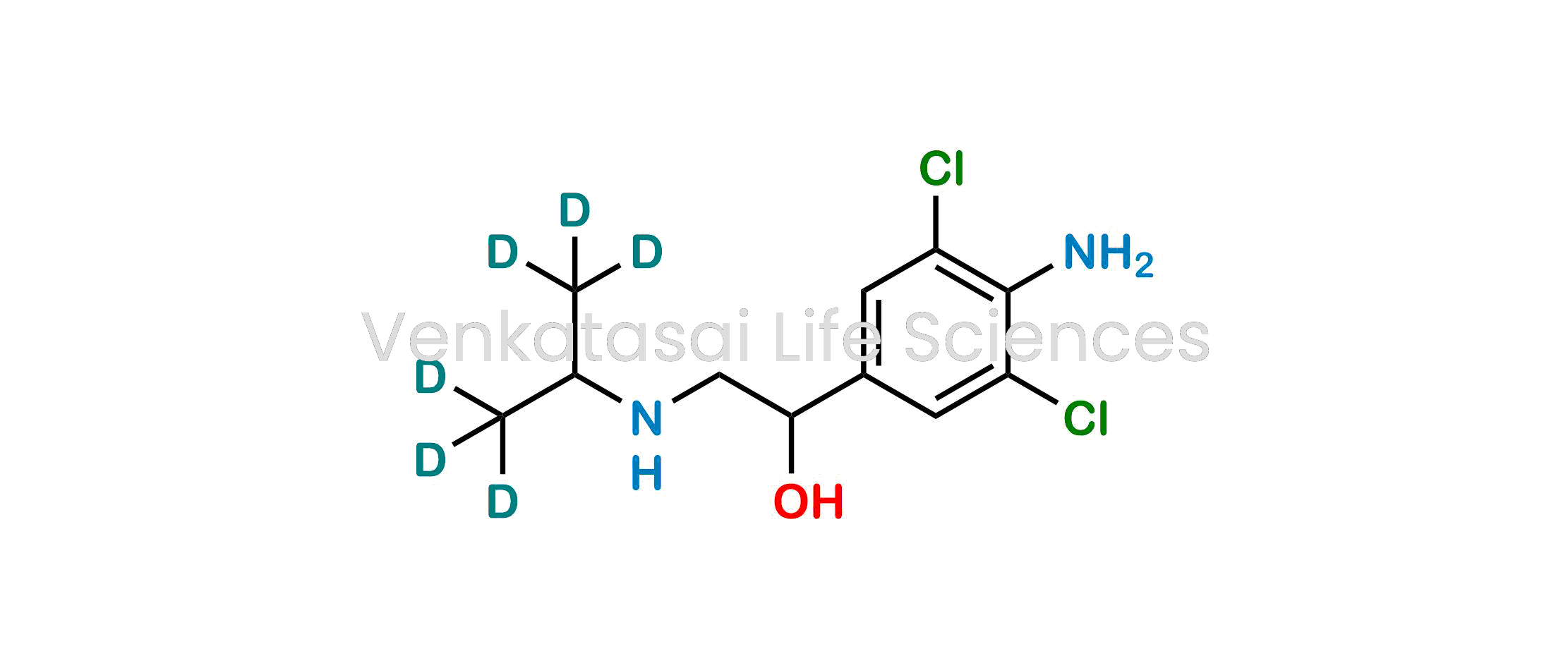 4-Amino-3,5-dichloro-?-[[[1-(methyl-d3)ethyl-2,2,2-d3]amino]methyl]benzenemethanol
