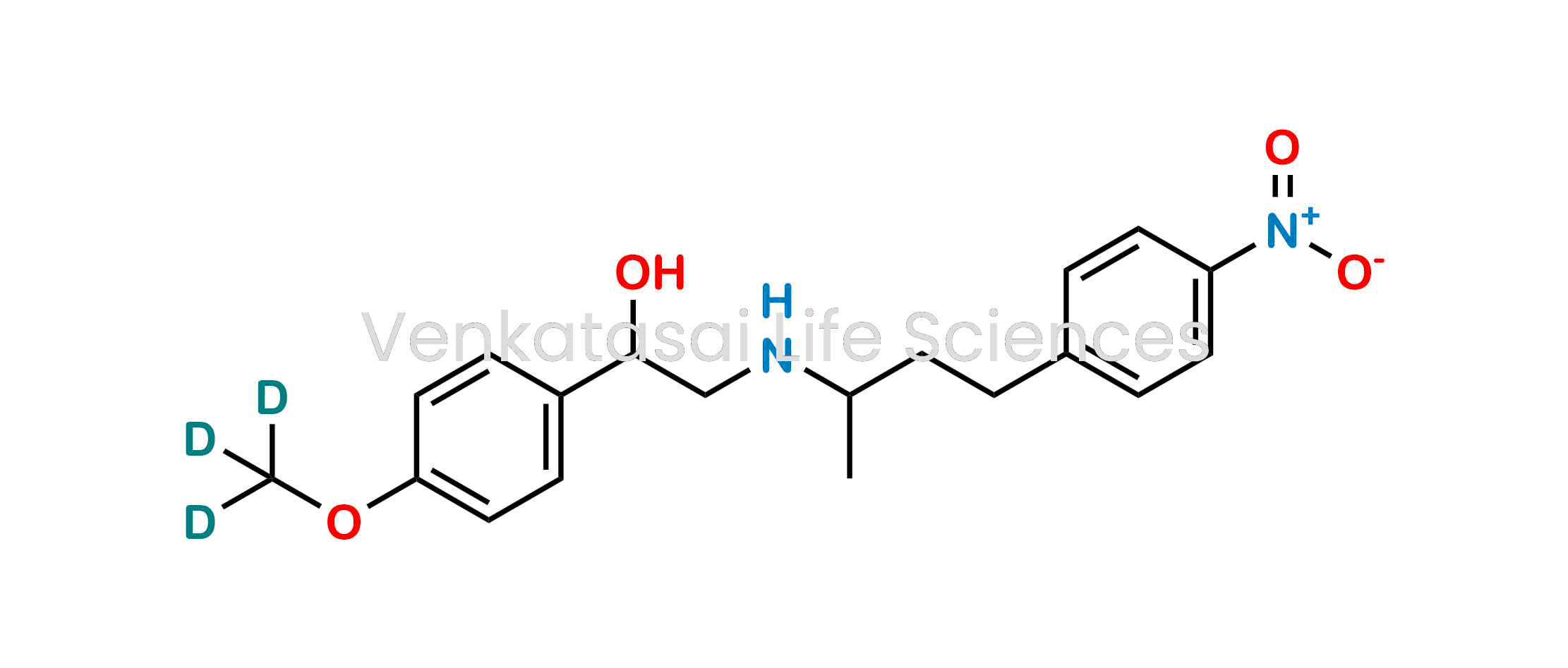 1-(4-(methoxy-d3)phenyl)-2-((4-(4-nitrophenyl)butan-2-yl)amino)ethan-1-ol