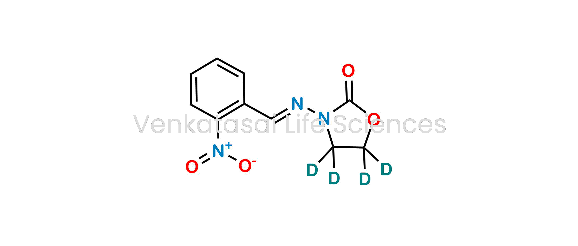 3-[[(2-Nitrophenyl)methylene]amino]-2-oxazolidinone-d4