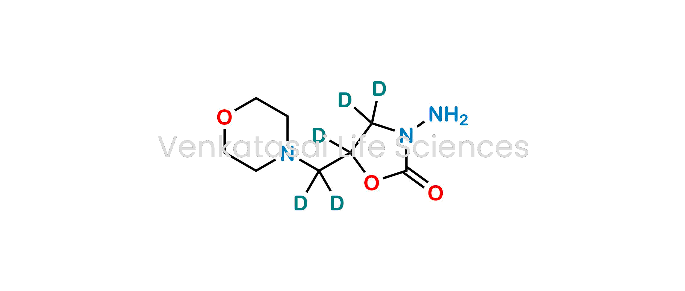 3-Amino-5-(4-morpholinylmethyl)-2-oxazolidinone-d5