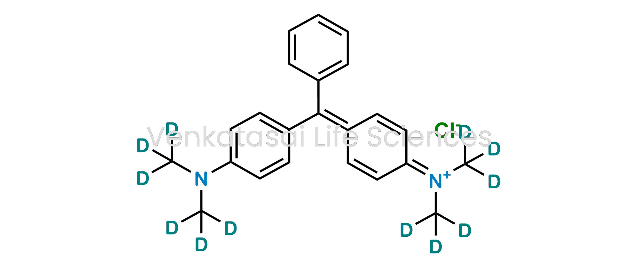 N-(4-((4-(bis(methyl-d3)amino)phenyl)(phenyl)methylene)cyclohexa-2,5-dien-1-ylidene)-N-(methyl-d3)methanaminium-d3 chloride