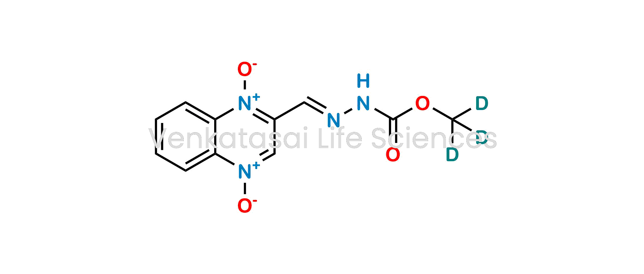 (E)-2-((2-((methoxy-d3)carbonyl)hydrazono)methyl)quinoxaline 1,4-dioxide