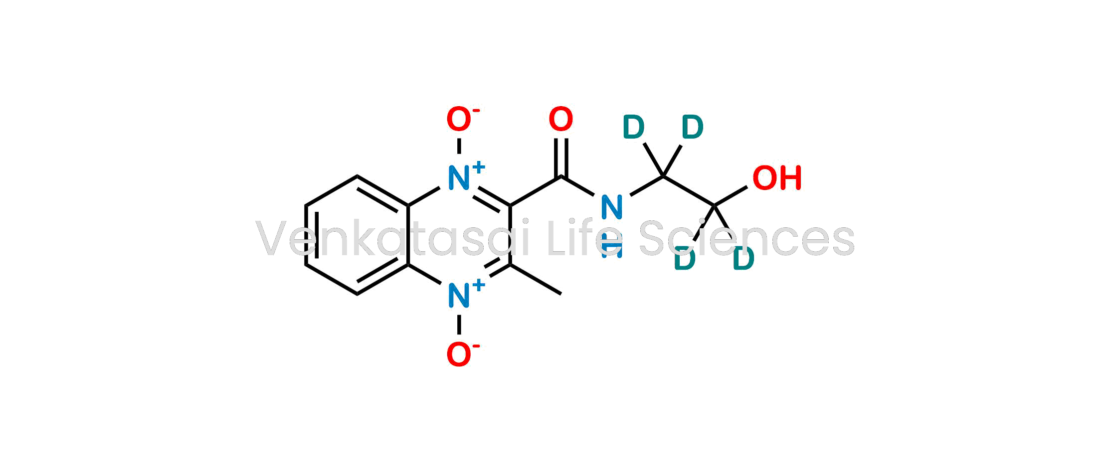 2-((2-hydroxyethyl-1,1,2,2-d4)carbamoyl)-3-methylquinoxaline 1,4-dioxide