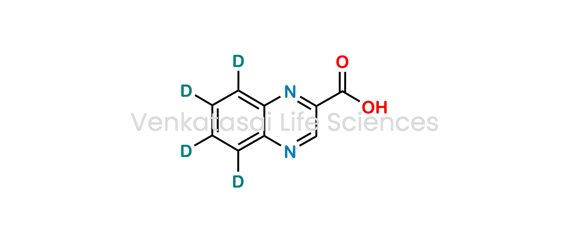 2-Quinoxaline-5,6,7,8-d4-carboxylic Acid