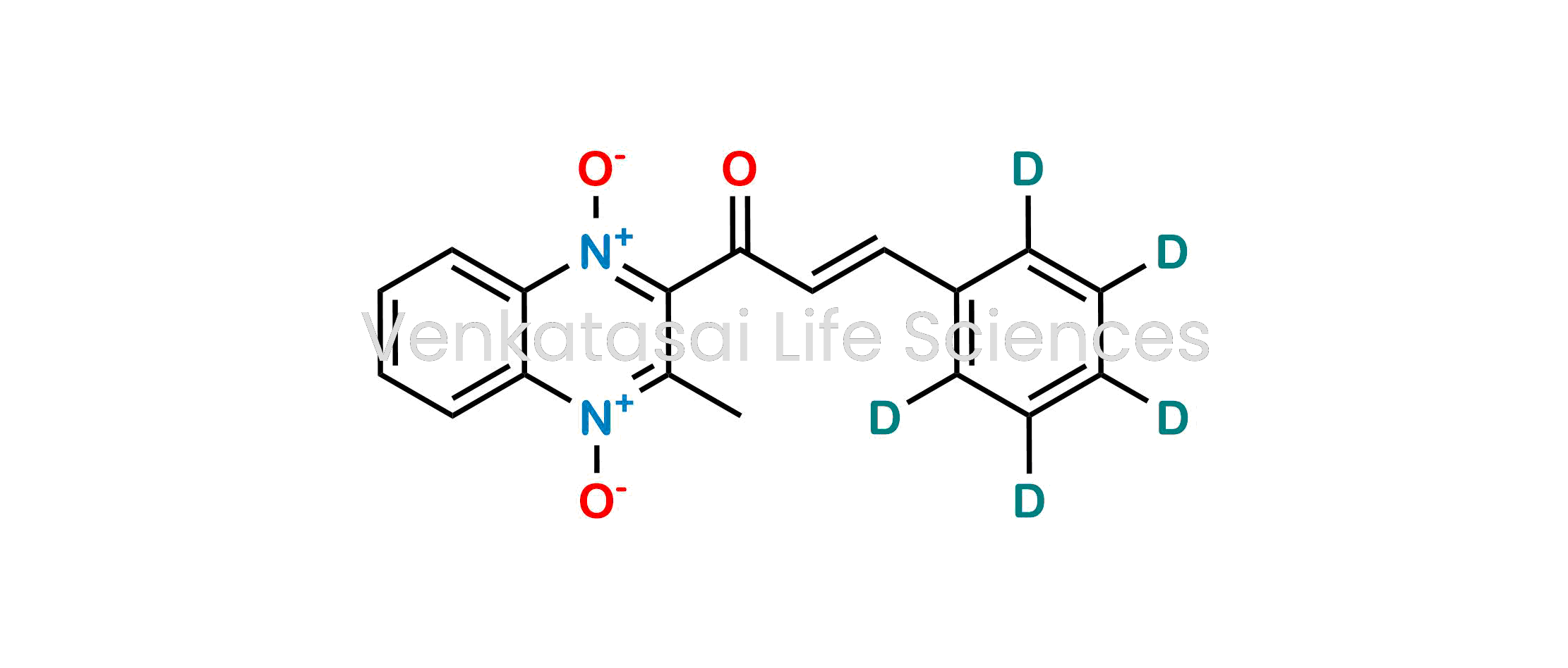 1-(3-Methyl-1,4-dioxido-2-quinoxalinyl)-3-phenyl-2-propen-1-one-d5
