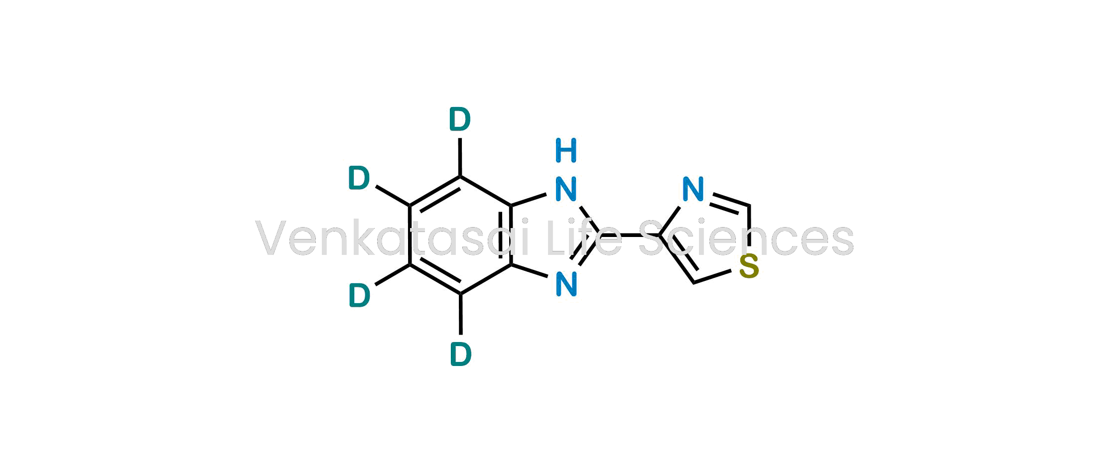 4-(1H-benzo[d]imidazol-2-yl-4,5,6,7-d4)thiazole